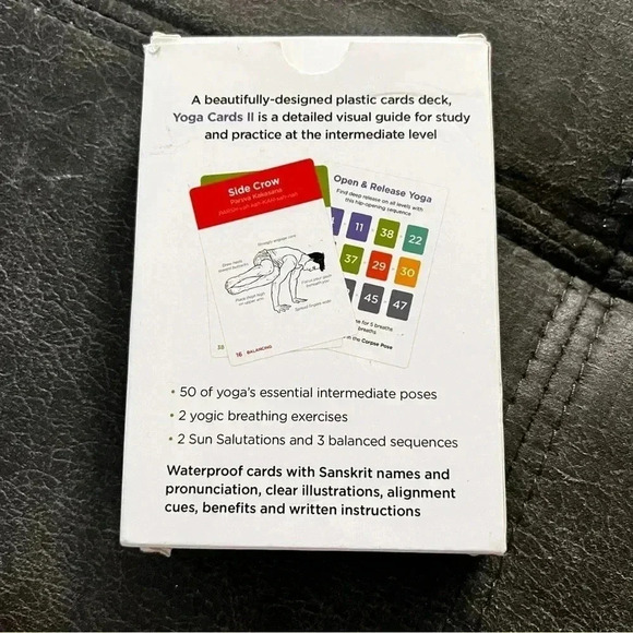 Yoga Cards II - Intermediate: Premium Visual Practice Guide by WorkoutLabs - Picture 2 of 3